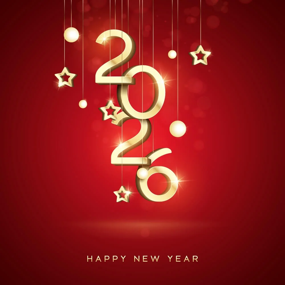 Happy New Year  2026 Greeting Card